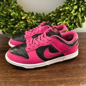 Nike Dunk Low Fierce Pink Black Shoes 8